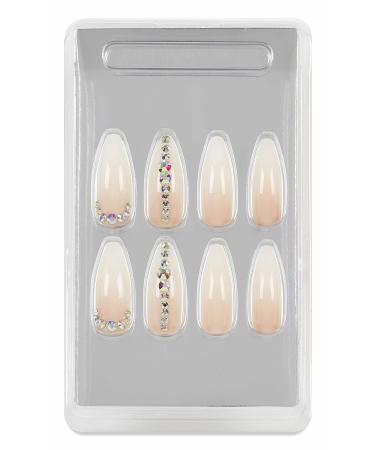 Ardell Premium Nail Addict Nude Light Crystal - 24 Piece Nail Kit with Adhesives & Tools | Shop Internationally - Buy Online on GoSupps.com