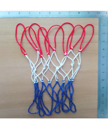 Small Replacement Net for Mini Basketball Hoop Fits 8 Loops, 8"-10.25" Rims, All Weather Anti Whip