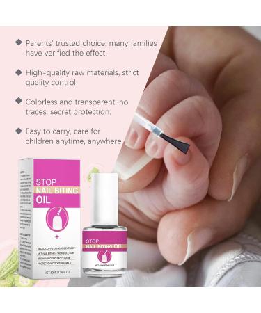 Humdcdy Nail Biting Polish for Kids | Bitter Nail Polish Nail Oil Nail Biter Stopper Bitter Taste No Bite Nail Polish Safe & Effective Solution Stop Biting Nails for Kids - Buy Online on GoSupps.com