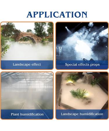 Buy Muyirted 10-Head Ultrasound Fog Maker - 7L/h Humidifier with 400W Power for Gardens & Landscapes - Ideal for Glass Containers | International Shipping Available - Buy Online on GoSupps.com