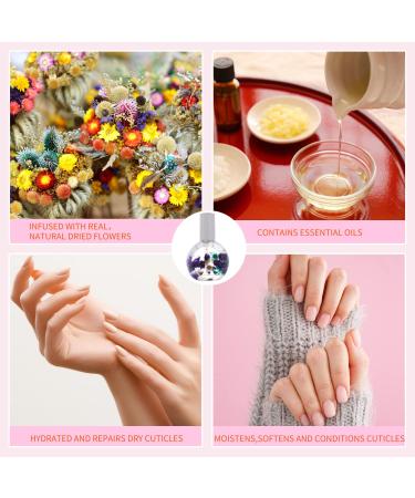 FLOWER Essence Cuticle Oil - Natural Moisturizing Formula with Vitamin E | 0.92 oz - Nourish & Revitalize Dry Nails - Buy Online on GoSupps.com