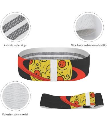 Funny Pizza Planet Yoga Workout Bands - Comfort Booty Resistance Straps for Physical Therapy & Workouts - Buy Online on GoSupps.com