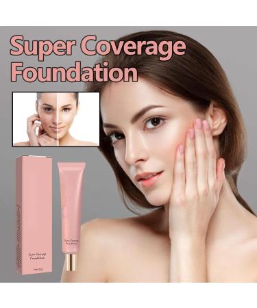 Super Coverage Foundation with Buffing Brush Hydrating Liquid Foundation Full Coverage Foundation Makeup With Skin Buffing Brush Natural Foundation Makeup - Buy Online on GoSupps.com