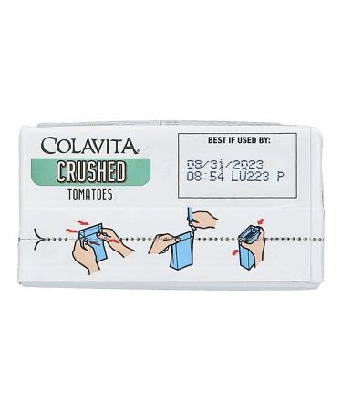 Colavita Italian Crushed Tomatoes Tetra Recart Box - 13.76oz (Pack of 16) | Sustainable Packaging - Buy Online on GoSupps.com