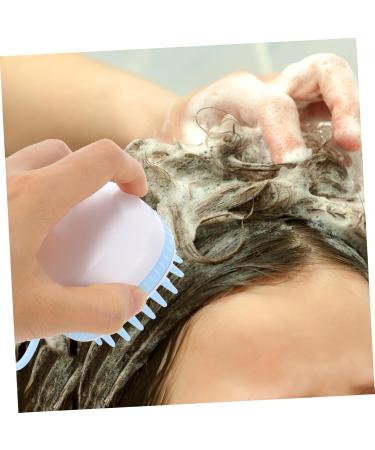 Frcolor 9 StK Silicone Shampoo Brush - Scalp Massage Hairbrush for Kids & Adults | Psoriasis & Bathing Brush - Buy Online on GoSupps.com