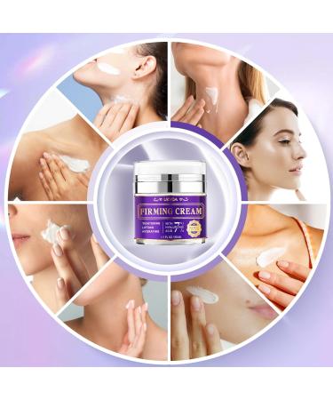 Firming Face & Neck Cream - 7% Hyaluronic Acid & Retinol - Anti-Aging Collagen Moisturizer for Mature Women Day & Night Formula 1.7 oz 1.7 Fl Oz (Pack of 1) - Buy Online on GoSupps.com