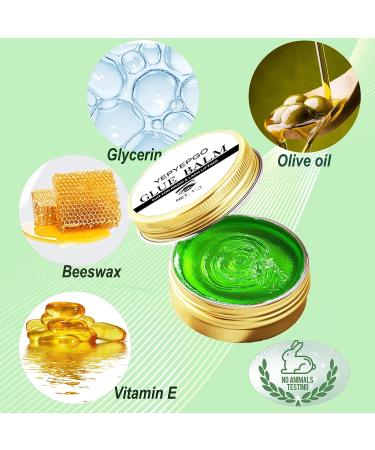 2023 Lash Lift Glue Balm 2 in 1 Adhesive for Eyelash & Brow Lamination - 0.35oz Professional Grade Salon Apple Scented Green-Apple - Buy Online on GoSupps.com