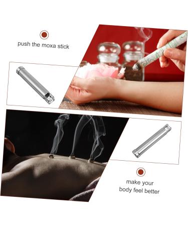 Lurrose 5-St Moxa Gel Holder | Rustproof Steel Moxa Burner & Moxibustion Tool for International Shipping - Buy Online on GoSupps.com