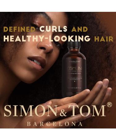 Simon & Tom Oshun Hair Serum - Organic Argan Oil for Nourished Smooth and Shiny Hair (100ml) - Paraben & Phthalate Free Controls Curly & Brittle Hair - Buy Online on GoSupps.com