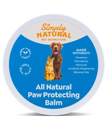 * Paw Balm, Cat and Dog Paw Balm for Cracked Paws and Dry Noses, All Natural Nose and Paw Butter Balm for Dogs and Cats, Lick-Safe Paw Moisturizer for Dogs, Vegan and Paraben Free