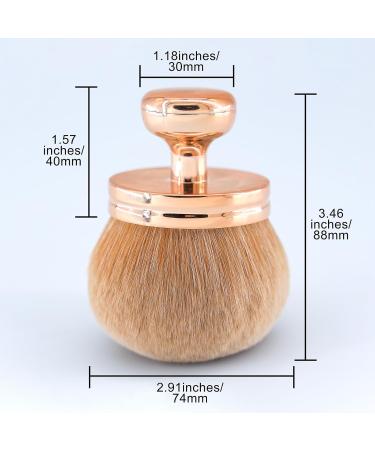 Extra Large Body Makeup Brush for Self Tanner | 74mm Wide Kabuki & Back Applicator | Perfect for Bronzers & Self Tanning - Includes Drawstring Bag - Buy Online on GoSupps.com