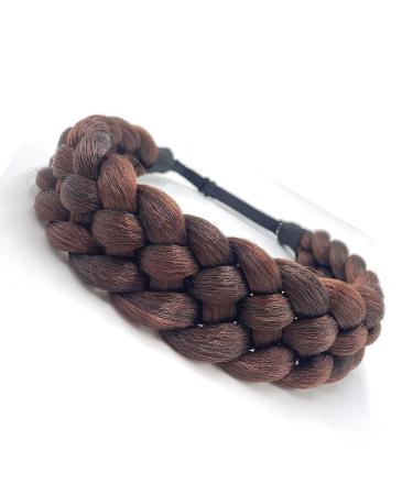 STHEJFB Braided Headband - Wide Chunky Bohemian Style for Women - Dark Brown - Buy Online on GoSupps.com