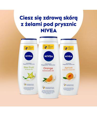 NIVEA Polish NIVEA Orange & Avocado Oil Body shower with oils 500 ml Orange 500 ml - Buy Online on GoSupps.com