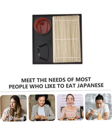 Zerodeko 1 Set Japanese Cold Noodle Plate Wood Pallets Cheese Platter Board Restaurant Cold Noodle Dish Zaru - Buy Online on GoSupps.com