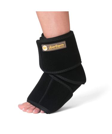bertherm Ankle Ice Pack Wrap for Injuries Reusable | Long-Lasting Cold Compression Without Ice-Burn | Relief for Plantar Fasciitis Achilles Tendonitis Sprain and Sports Injuries | 1-Year Warranty