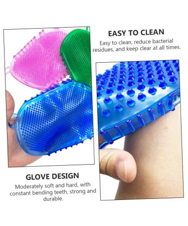 FOMIYES 3pcs Silicone Scorpion Body Scrub Mitt Set for Relaxation and Spa Massage - Buy Online on GoSupps.com