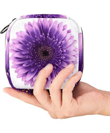 Daisy Flower Sanitary Napkin Storage Bag | Period Pouch for Teen Girls | Feminine Product Organizer with Zipper - Buy Online on GoSupps.com