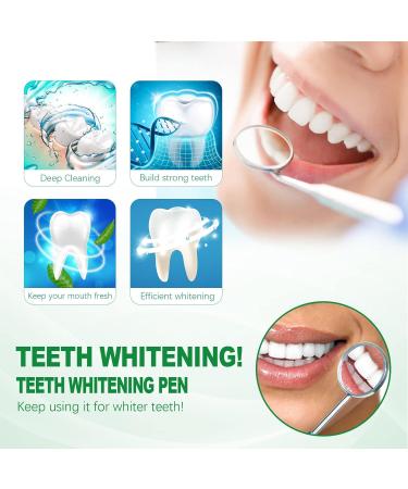 Teeth Whitening Pen - 2Pcs Gel for Effective Painless Whitening | Travel-Friendly Tooth Whitener | Natural Mint Flavor - Buy Online on GoSupps.com