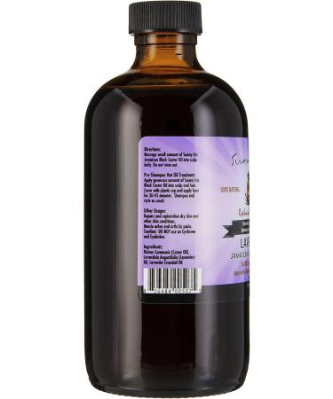 Sunny Isle Lavender Jamaican Black Castor Oil 8oz - Pure Natural Hair & Skin Care - International Shipping Available - Buy Online on GoSupps.com