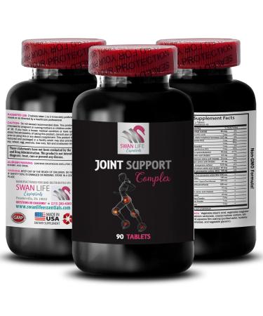 MSM Joint Formula - JOINT SUPPORT COMPLEX - Boron Powder Flexibility Enhancer Chondroitin Sulfate Supplement MSM & Glucosamine Boron Supplement Powder Glucosamine & Chondroitin 1 Bottle 90Tabs