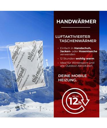 Thermopad Handwarmer | Soft Warming Pillow - 10 Pairs of Instant Heat Pads & Toe Warmers for 8 Hours of Comfort - Buy Online on GoSupps.com