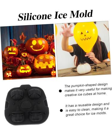 ABOOFAN 1pc Pumpkin Ice Tray Tool Tray Fondant Molds Silicone Ice Reusable Ice Mold Chocolate Forming Box - Buy Online on GoSupps.com