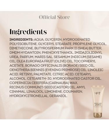 417 Dead Sea Cosmetics Anti-Aging Hand Cream | Intensive Non-Greasy Formula for Dry Cracked Skin | Essential Vitamins & Oils from the Dead Sea | 3.4 oz - Buy Online on GoSupps.com