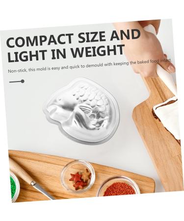 Zerodeko 2 Pcs Rice Cake Mold 3D Silicone Mold Bread Mold - Cake Fish Shape Jelly Mold Household Baking Tools - Buy Online on GoSupps.com