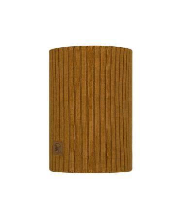 BUFF Original Knitted Neckwarmer Comfort Norval Mustard Tubbular, Unisex Adult, Grey, One Size