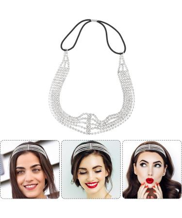 FRCOLOR Crystal Rhinestone Bejewelled Headband Multi- layer Hairband Diamond Headband Sparkly Crystal Headband Bling for Wedding Party - Buy Online on GoSupps.com