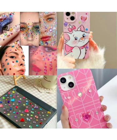 Buy Shishiruyizhong 828pcs Rainbow Glitter Gem Stickers - DIY Decorative Self Adhesive Rhinestones for Kids | 8 Sheets of Acrylic Bling | International Shipping - Buy Online on GoSupps.com