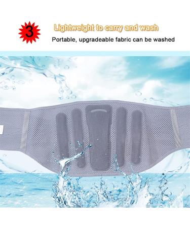 Oakye Lordosis Support Waist Belt | Orthopedic Spine Protection for Men & Women | XL & Medium Sizes | Intervertebral Disc Treatment - Buy Online on GoSupps.com
