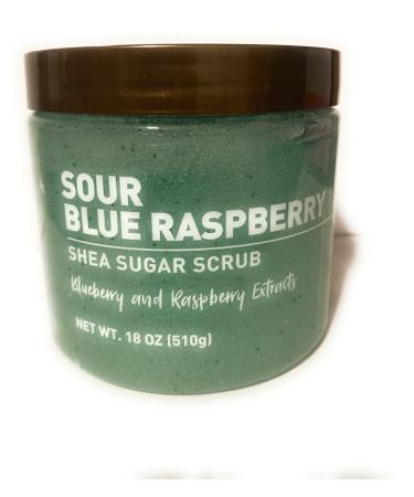 Sour Blue Raspberry Shea Sugar Scrub 18 oz