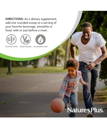 NaturesPlus Source of Life Gold Drink Mix Tropical Fruit Flavor - 1.2 lb - Multi-Vitamin Supplement - Blood Bone & Immune Support - Gluten Free - 30 Servings - Buy Online on GoSupps.com