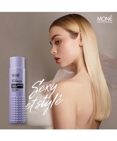 MON PROFESSIONAL Shampoo and Conditioner Set for Blonde and Bleached Hair - Dry and Damaged Hair - Nourishes Hydrates and Protects (2x300ml) - Buy Online on GoSupps.com