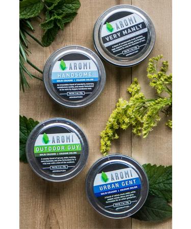 Fresh Woodsy Solid Cologne for Men | 1.0 oz Aromi 5 (Very Manly) | Vegan & Cruelty-Free | Portable & Travel-Friendly | Stocking Stuffer - Buy Online on GoSupps.com