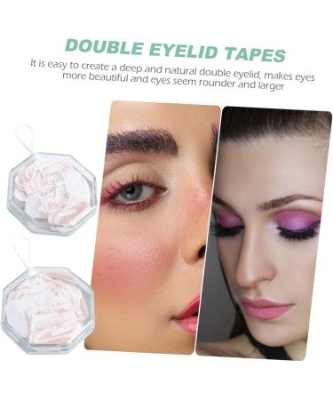 POPETPOP 400 pairs Sided Invisible Makeup Strips Eyelid Instant Side Lace Natural Shaping Lid Traceless 1 count (Pack of 1) Assorted Colorx2pcs - Buy Online on GoSupps.com