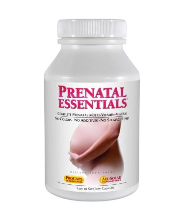 ANDREW LESSMAN Prenatal Essentials 60 Capsules - Complete Prenatal Multivitamin No Dyes No Additives Gentle to Sensitive Stomachs. All Key Nutrients Required Before During & After Pregnancy 30.0 Servings (Pack of 60)