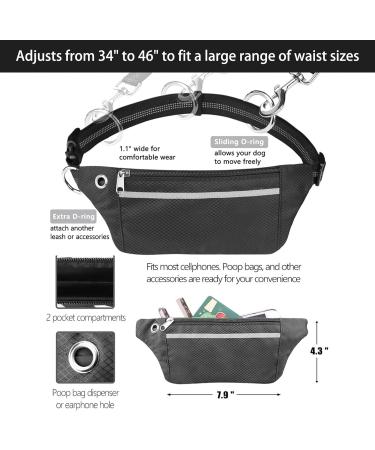 Retoteng Hands-Free Leash with Double Handles | Adjustable & Shock-Absorbing | Reflective Stitching | Ideal for Medium & Large Dogs - Buy Online on GoSupps.com
