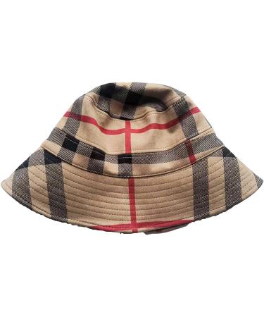 RUINUO Women's Cotton Plaid Bucket Hat - Colorful Sun Hat for Summer Travel - Buy Online on GoSupps.com