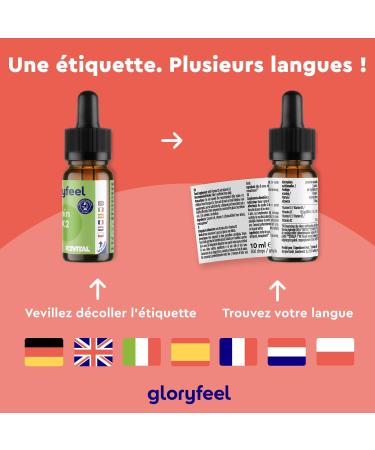 Vitamin D3+K2 Drops for Children from 4 Years 10 Months Supply Vitamin D 500 IU Liquid Form & 25 g Vitamin K No Additives Lab Tested 100% Natural - Buy Online on GoSupps.com