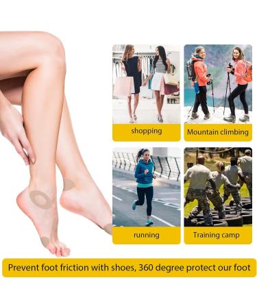 Moleskin Tape for Feet - Quality Heel Stickers & Anti-wear Pads | Blister Prevention & Foot Protection (220 Pieces - Buy Online on GoSupps.com