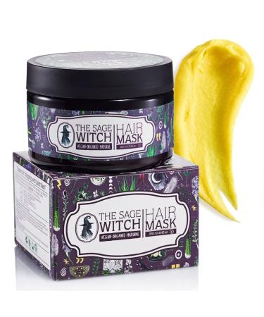 Natural Vegan Organic Hair Mask for Dry Damaged Hair and Growth 250ml - Anti-Frizz Treatment for Curly and Wavy Hair - Spirit Nest Divine Scent - Mother's Day Gift - Buy Online on GoSupps.com