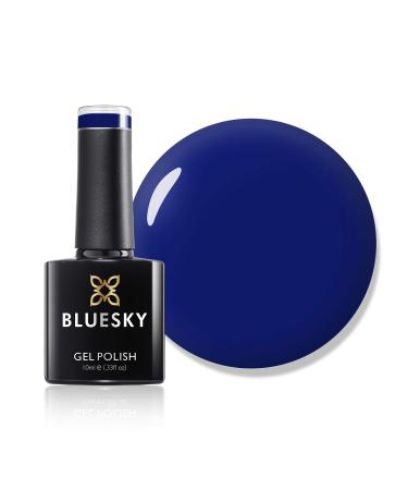 Bluesky Gel Nail Polish Navy Seals A024 Blue Dark Navy Long Lasting Chip Resistant 10 ml (Requires Drying Under UV LED Lamp) A024 10 ml (Pack of 1)