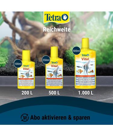 Tetra Vital - Boost Fish Vitality & Color | Vitamins & Minerals | 250 ml Bottle - Buy Online on GoSupps.com