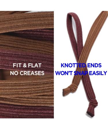 Buy Havhaf Knotted Men's Hair Gum - No Damage Strong Hold for Long Curly Hair - Elastic Bun Hair Tie in Cognac Brown - 1 Pack - Buy Online on GoSupps.com
