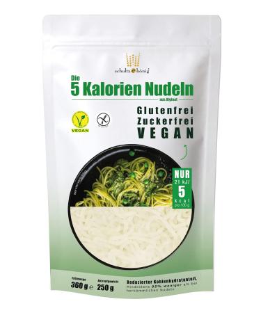 10 Pack 5-Calorie Gluten-Free Pasta from Algae | Fat-Free & Vegan | Tasteless & Smell-Free | Schultz and King - 250g - Buy Online on GoSupps.com