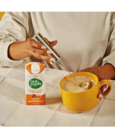 nutpods Hazelnut Creamer - Unsweetened Non-Dairy, Keto, Vegan, Sugar-Free, Gluten-Free (12-Pack) - Buy Online on GoSupps.com