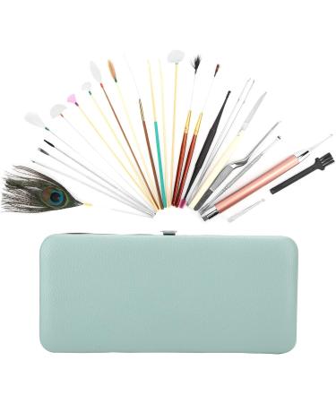 23Pcs Double Headed Stainless Steel Ear Spoons Set - Mint Green Ear Wax Removal Tools and Ear Care Accessories - Buy Online on GoSupps.com