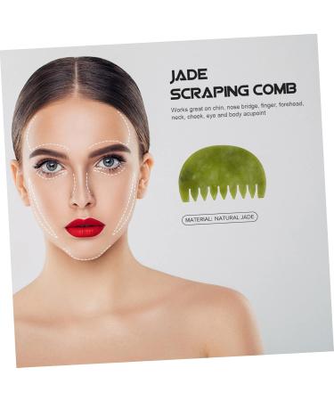 Tovinanna Jade Comb & Scalp Massager - 1pc Hair Massage Tool for Ultimate Relaxation - Buy Online on GoSupps.com